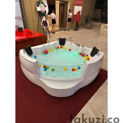 Köşe Oval Camlı Jakuzi 170 x 170 H 65